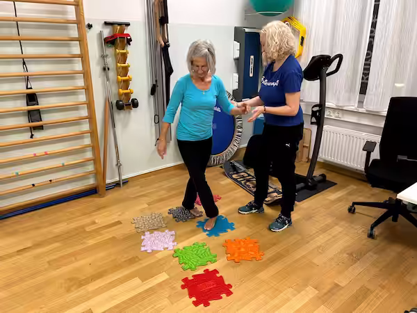 Sensomotoriktraining und Gleichgewichtstraining bei Physiotherapeutin Doris Schilling in Wolkersdorf